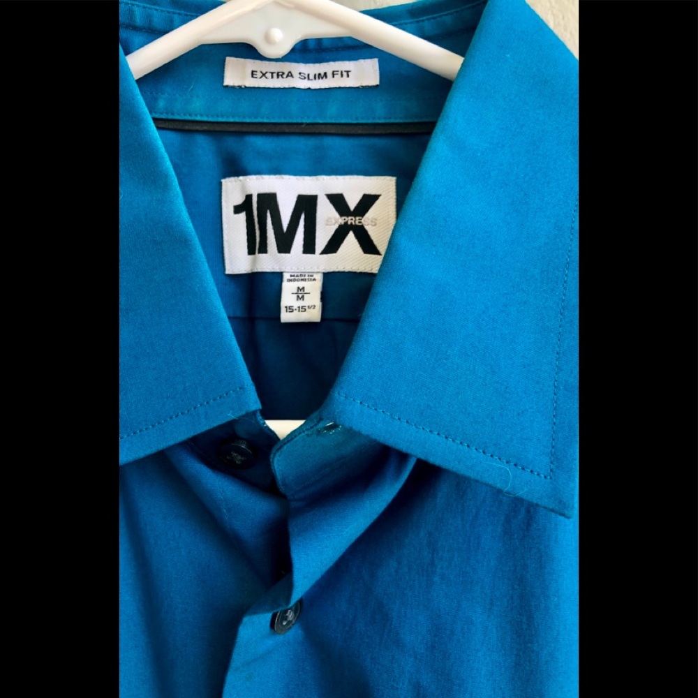 Express Men Button Down Size Med - image 2
